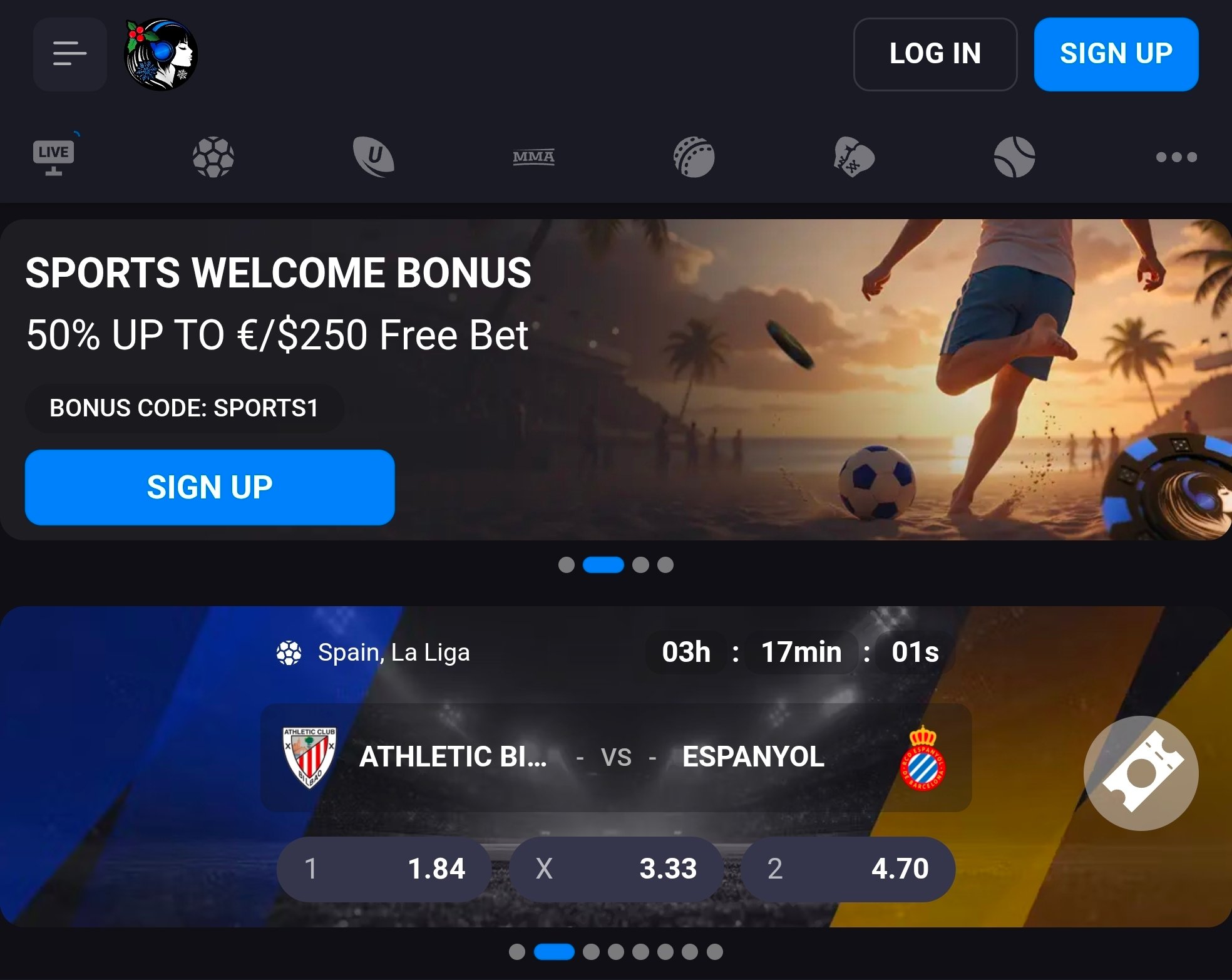 LuckyVibe Sportsbook